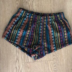 Forever 21 multi-color printed shorts